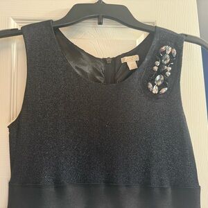 Beautiful black and grey girl dress size 14